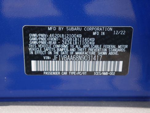 Used 2022 Subaru WRX AWD/4WD image 31