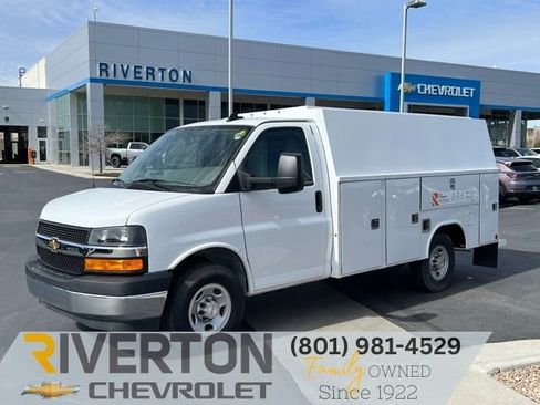 New 2025 Chevrolet Express 3500 w/ Power Convenience Package RWD image 1