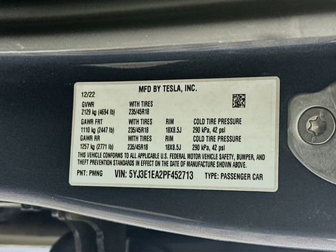 Used 2023 Tesla Model 3 Standard Range RWD image 12