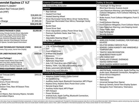 New 2026 Chevrolet Equinox LT w/ Convenience Package II FWD image 9