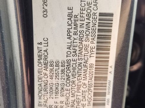 New 2026 Honda Accord EX-L image 29