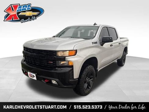 Used 2021 Chevrolet Silverado 1500 Custom Trail Boss w/ LPO, Dark Essentials Package AWD/4WD image 1
