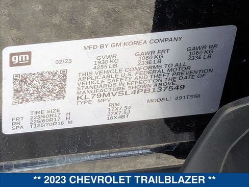 Used 2023 Chevrolet TrailBlazer ACTIV w/ Convenience Package image 24