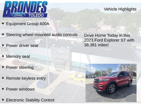 Used 2023 Ford Explorer ST AWD/4WD image 5