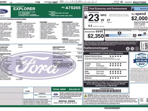 Certified 2024 Ford Explorer XLT w/ Equipment Group 202A AWD/4WD image 13