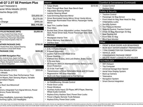 Used 2019 Audi Q7 2.0T Premium Plus w/ Premium Plus Package image 32