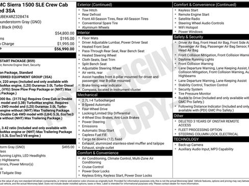 Used 2024 GMC Sierra 1500 SLE AWD/4WD image 3