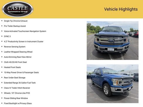 Used 2018 Ford F150 XLT w/ Equipment Group 302A Luxury AWD/4WD image 10