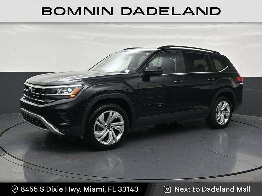 Used 2021 Volkswagen Atlas SE w/ Panoramic Sunroof Package FWD image 1