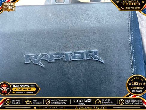 Used 2023 Ford F150 Raptor w/ Blue Interior Package AWD/4WD image 48