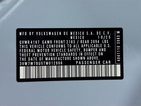 New 2026 Volkswagen Jetta SE image 32