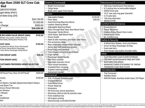 Used 2007 Dodge Ram 2500 Truck SLT w/ Quad Cab Big Horn Value Group image 22
