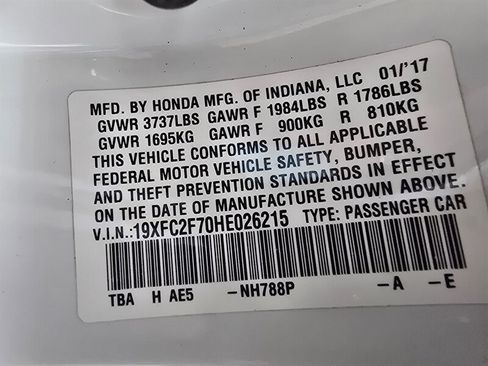 Used 2017 Honda Civic EX image 30
