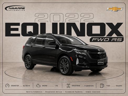 Used 2022 Chevrolet Equinox RS w/ Infotainment Package FWD image 1