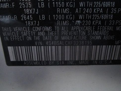 Used 2015 Subaru Outback 2.5i Limited image 12