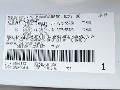 Used 2020 Toyota Tundra Limited image 53