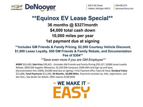 New 2026 Chevrolet Equinox EV LT w/ Comfort Package AWD/4WD image 3