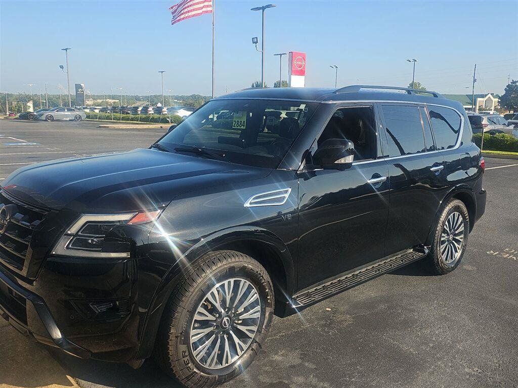 Used 2022 Nissan Armada SL w/ Midnight Edition Package RWD image 1