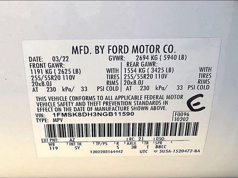 Used 2022 Ford Explorer XLT w/ Equipment Group 202A image 19