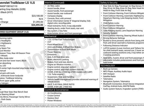 Used 2025 Chevrolet TrailBlazer LS FWD image 10