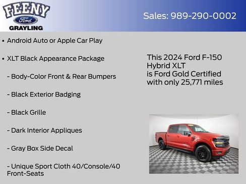 Used 2024 Ford F150 XLT w/ Equipment Group 302A MID AWD/4WD image 9