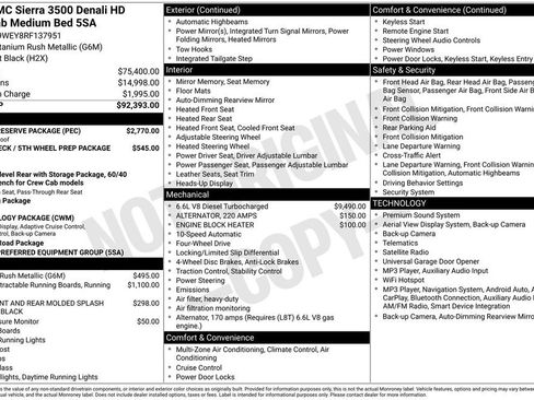 Used 2024 GMC Sierra 3500 Denali w/ Denali Reserve Package AWD/4WD image 15