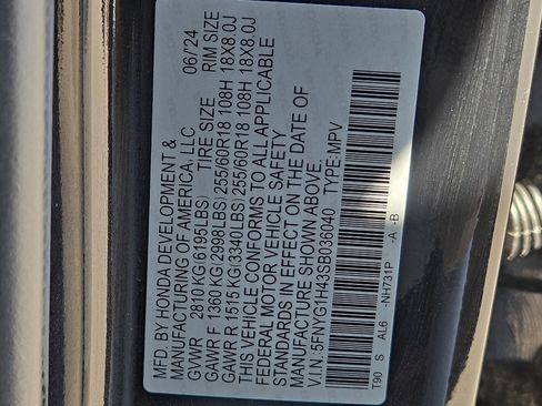 Certified 2025 Honda Pilot EX-L image 35