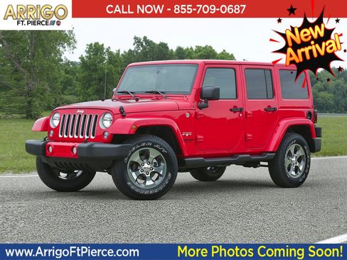 Used 2017 Jeep Wrangler Unlimited Sahara w/ Max Tow Package image 1