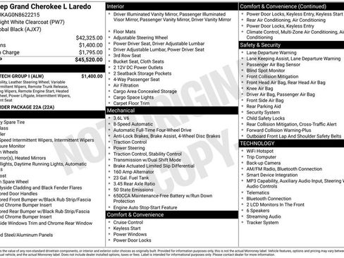 Certified 2022 Jeep Grand Cherokee L Laredo w/ Luxury Tech Group I AWD/4WD image 42