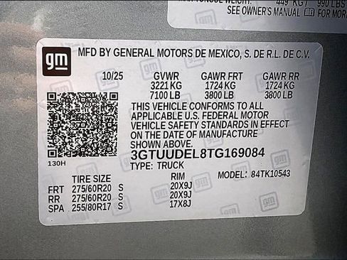 New 2026 GMC Sierra 1500 SLT w/ SLT Premium Plus Package AWD/4WD image 14