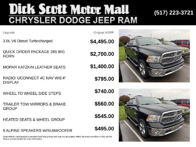 Used 2018 RAM 1500 Big Horn AWD/4WD image 2