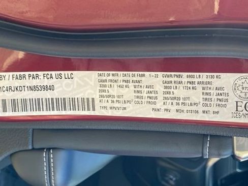 Used 2022 Jeep Grand Cherokee L Overland w/ Luxury Tech Group IV image 38