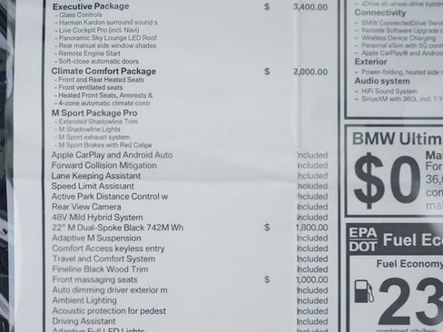 New 2026 BMW X6 xDrive40i w/ Executive Package AWD/4WD image 8