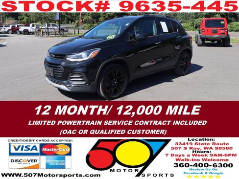Used 2019 Chevrolet Trax LT w/ Sun & Sound Package AWD/4WD image 2