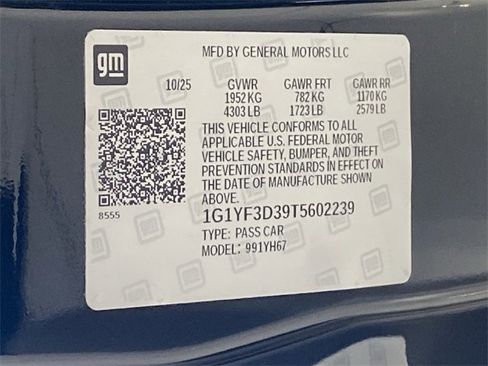 New 2026 Chevrolet Corvette Z06 w/ Chrome Exterior Badge Package image 26