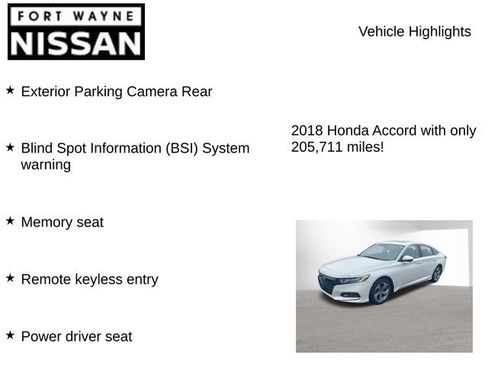 Used 2018 Honda Accord EX-L image 7