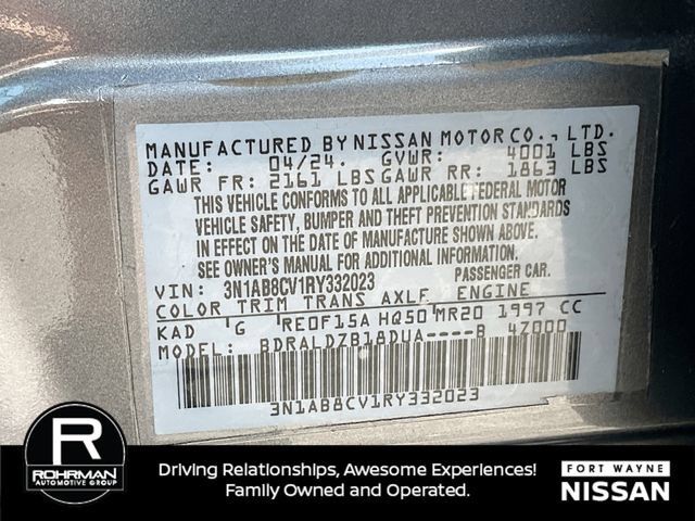 Used 2024 Nissan Sentra SV FWD image 38