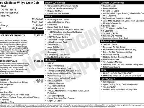 New 2026 Jeep Gladiator Willys image 2