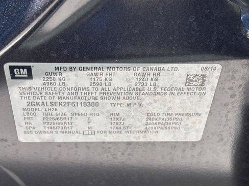 Used 2015 GMC Terrain SLT w/ Open Road Package FWD image 11