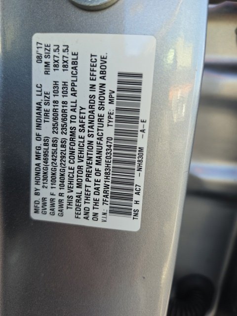Certified 2017 Honda CR-V EX-L image 1