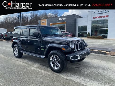Used 2019 Jeep Wrangler Unlimited Sahara w/ Cold Weather Group image 1