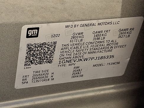 Used 2023 Chevrolet Traverse RS w/ LPO, Floor Liner Package AWD/4WD image 35