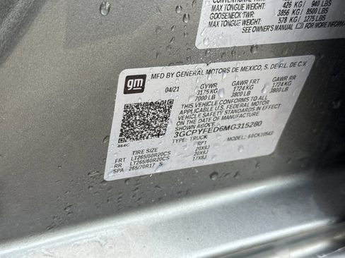 Used 2021 Chevrolet Silverado 1500 LT Trail Boss w/ Convenience Package II image 34