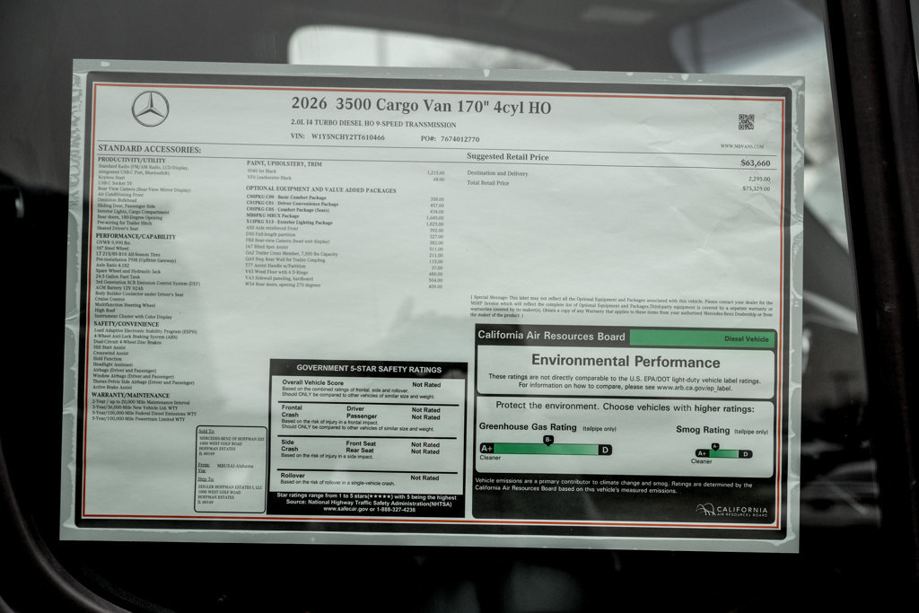 New 2026 Mercedes-Benz Sprinter 3500 image 21