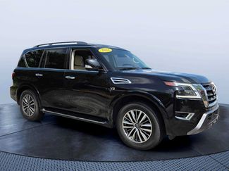 Used 2021 Nissan Armada SL w/ Captain's Chairs Package AWD/4WD video 1