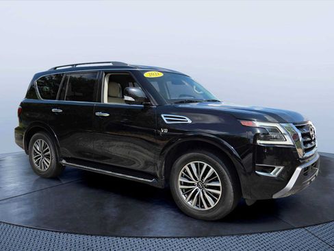 Used 2021 Nissan Armada SL w/ Captain's Chairs Package AWD/4WD image 1