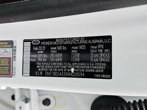 Used 2022 Hyundai Santa Cruz SEL image 27