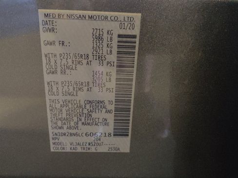 Used 2020 Nissan Pathfinder SV FWD image 33