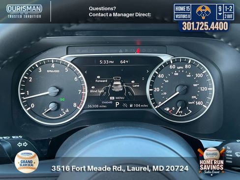 Used 2025 Nissan Pathfinder SV FWD image 8
