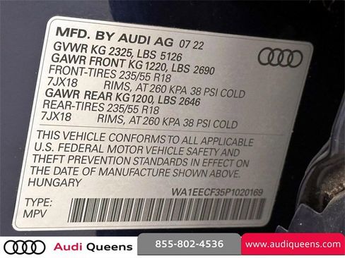 Certified 2023 Audi Q3 2.0T Premium Plus w/ Premium Plus Package image 30